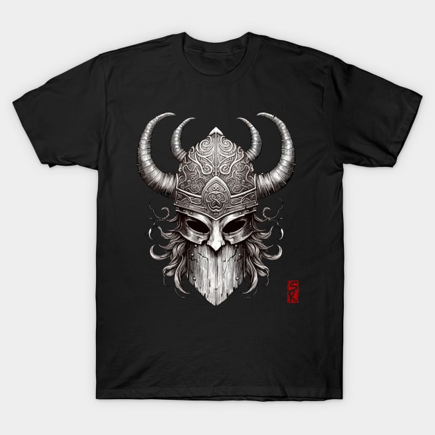 Viking helmet T-Shirt by siriusreno